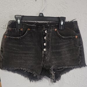 Levis 501 Black Shorts